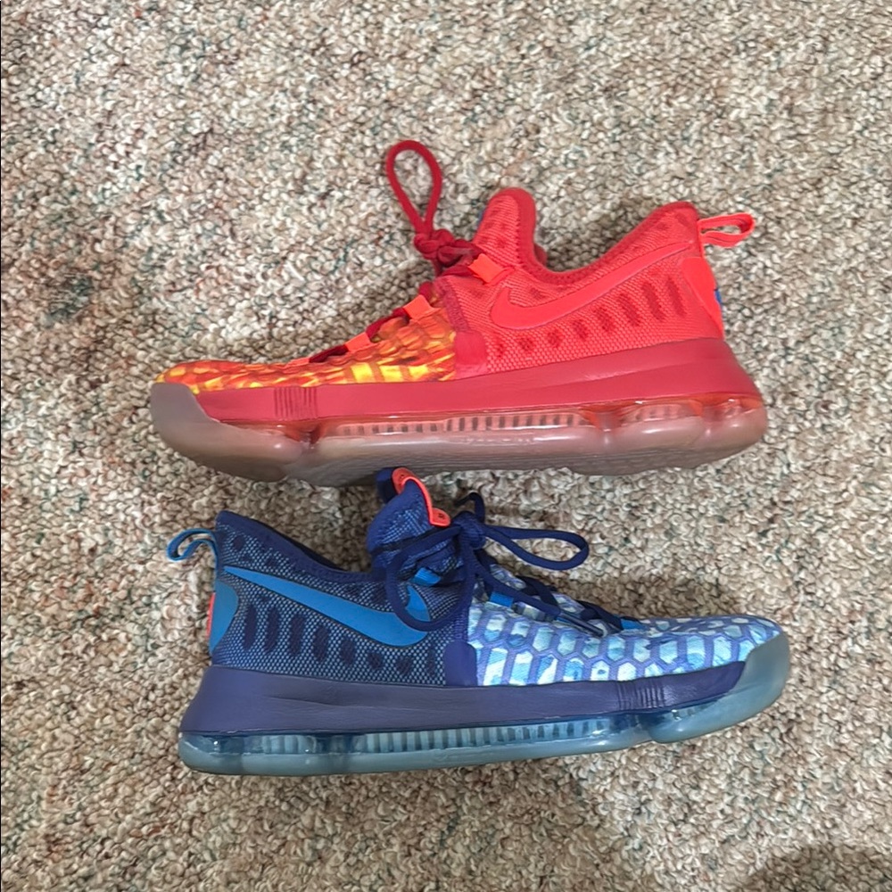 KD 9 Fire and Ice Nike Basketball Shoe (6.5 Y, 8.5 Women’s, 7 Men’s)